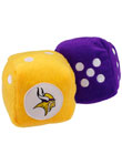 Buy Vikings Fuzzy Dice at VikingsFanShop.com