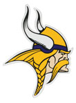 Buy 12'' Die Cut Vikings Noresman Magnet at VikingsFanShop.com