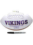 Buy Signature Vikings Football at VikingsFanShop.com
