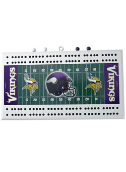 VIKINGS CRIBBAGE BOARD