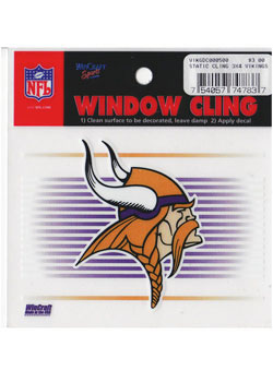 3 x 4 VIKINGS STATIC CLING